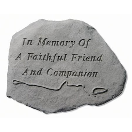 Kay Berry Inc Kay Berry- Inc. 93720 In Memory Of a Faithful Friend - Leash And Collar Memorial - 15.5 Inches x 11.5 Inches 93720